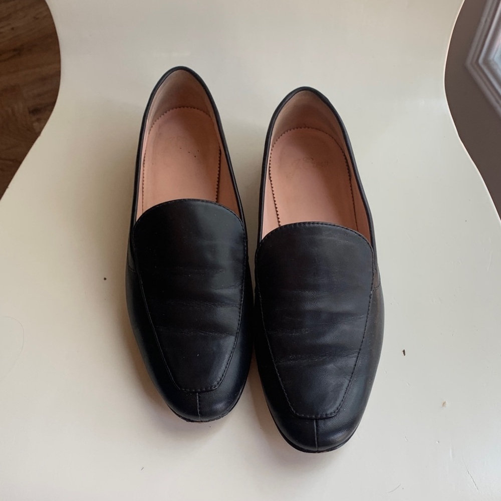J. Crew Elegant Black Loafers